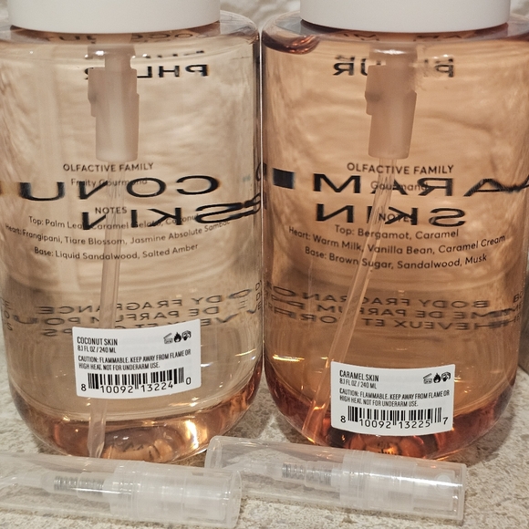 Phlur 3ml sample set Caramel Skin and Coconut Skin *read listing* - Picture 2 of 2